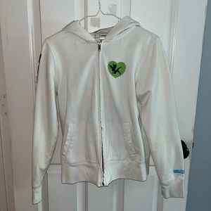 white tink zip up